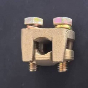 3/0-4/0 AWG 2 Bolt Solderless Brass Tap Connector
